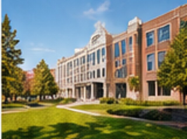 Illustrative university building